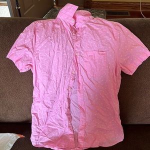 Aeropostale Pink SS button Up